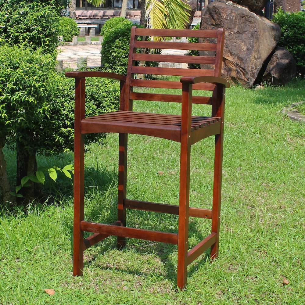 Highland Acacia Maine Bar Stool (Set of 2)