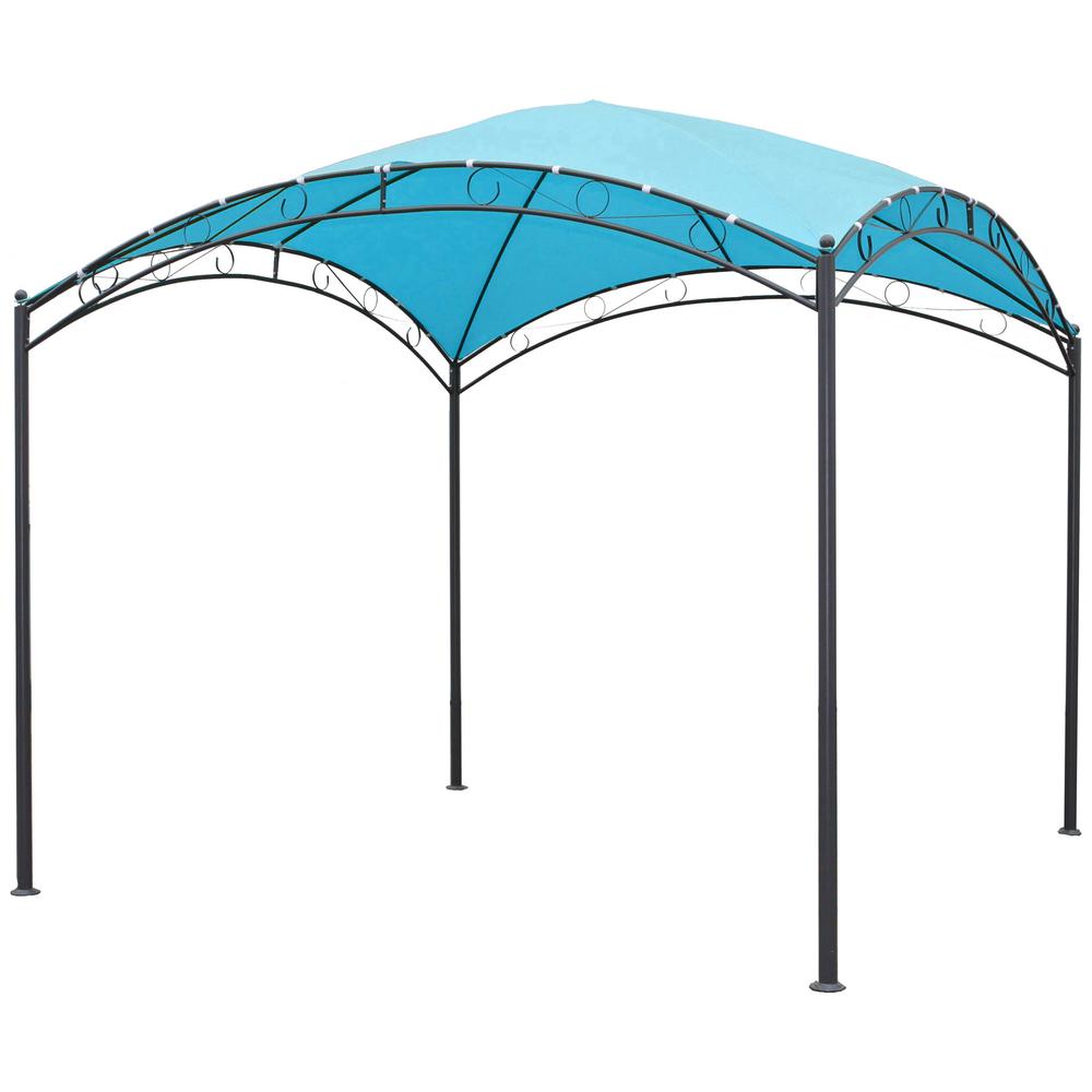Square 10 Foot Dome Top Gazebo