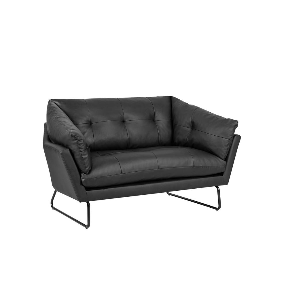 Karla Black PU Leather Contemporary Loveseat