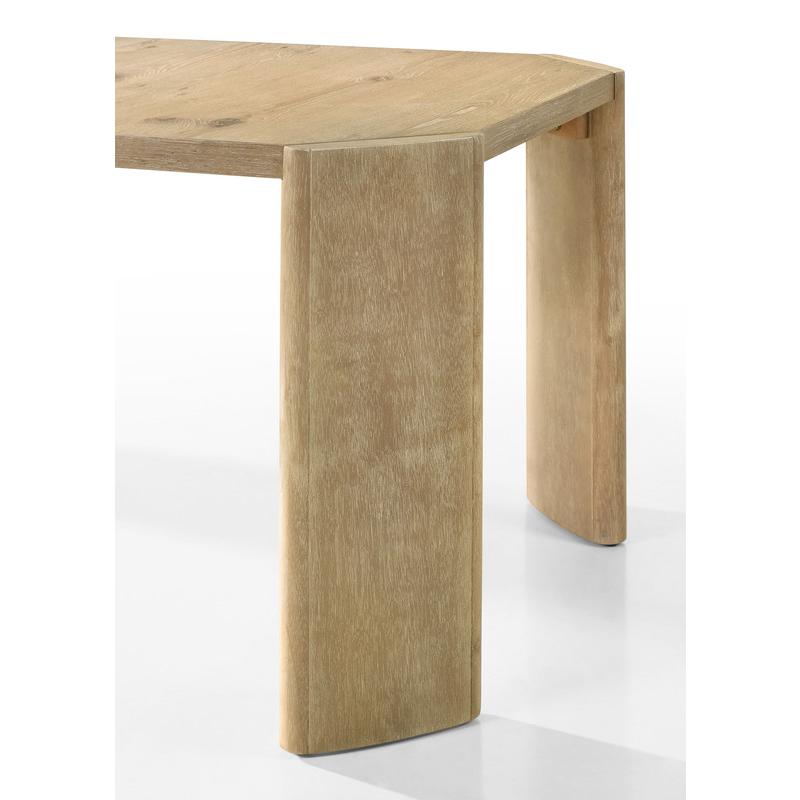 Magnus Oak Finish 84″ Extendable Rectangular Dining Table