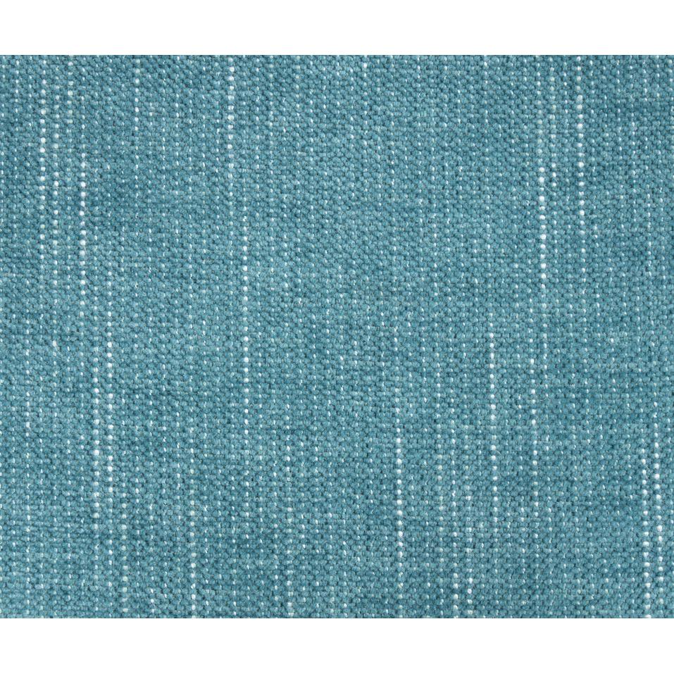 Valentina Blue Chenille Sofa with Metal Legs and Throw Pillows