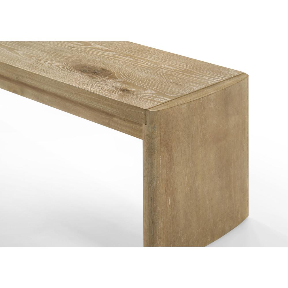 Magnus Wooden Oak Finish 50.5″ Wide Dining Bench