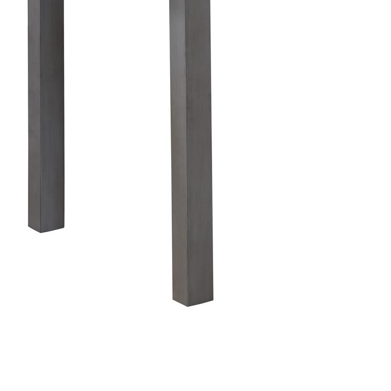 Carlisle Gray Finish Extendable Wood Dining Table