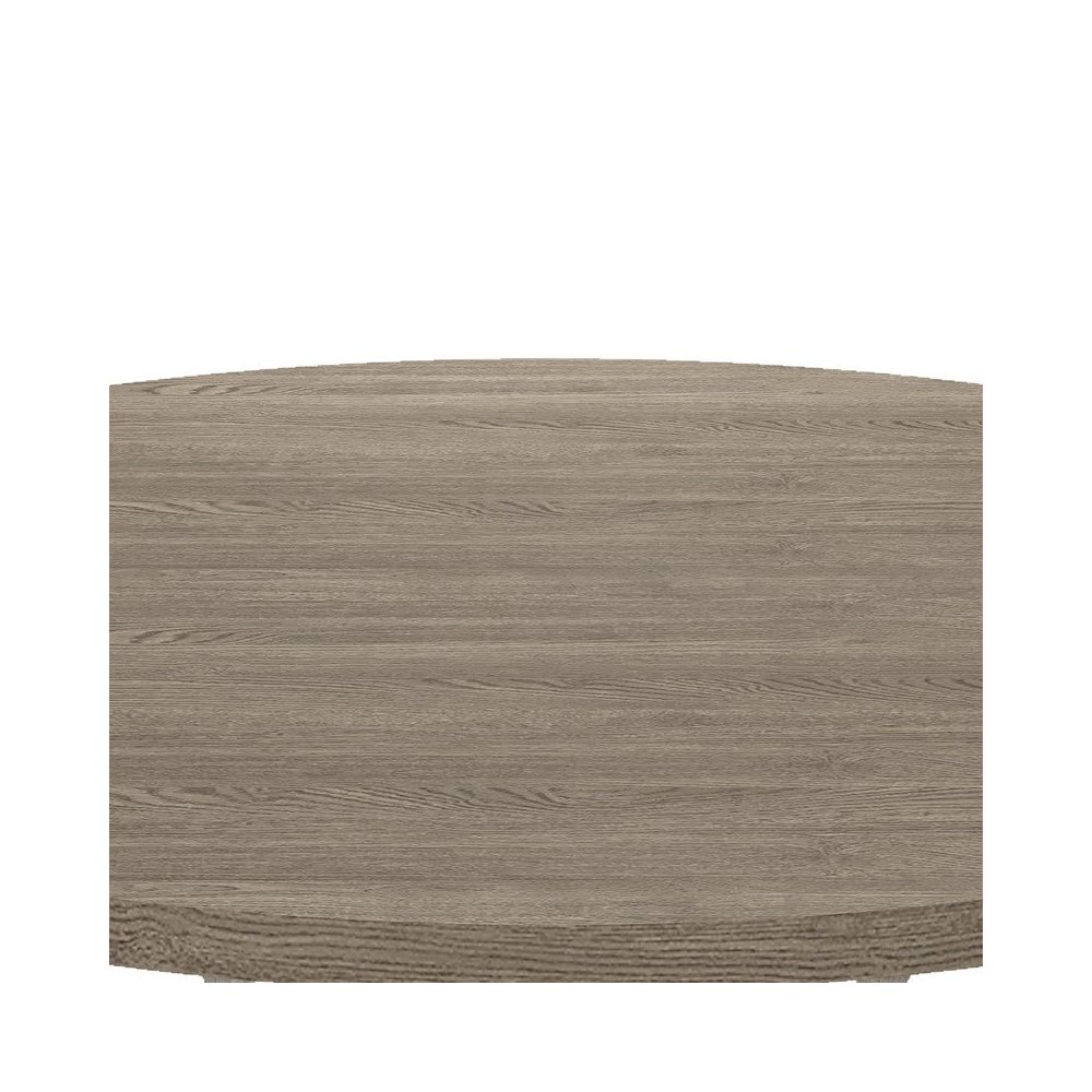 Tannen 59″W Round White and Gray Dining Table