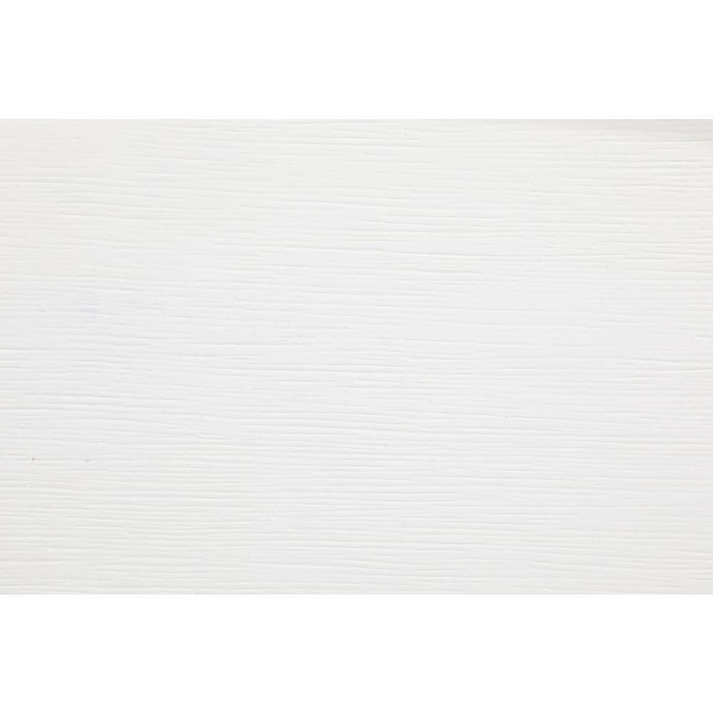 White Finish Small Space Counter Height Dining Table with USB Charging Ports