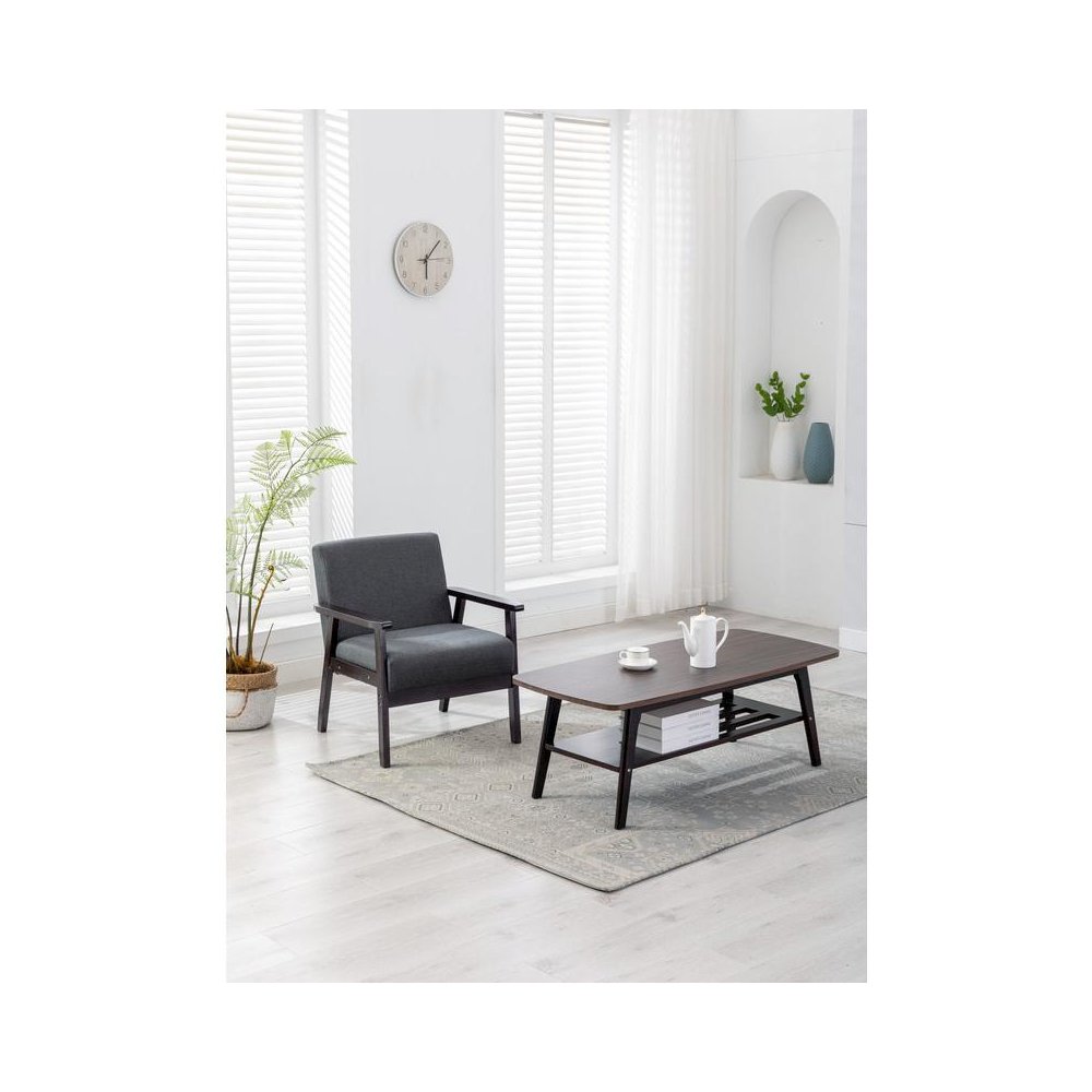 Bahamas Espresso Coffee Table and Chair Set