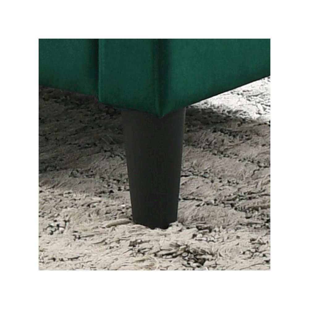 Hale Green Velvet Accent Armchair with Tufting