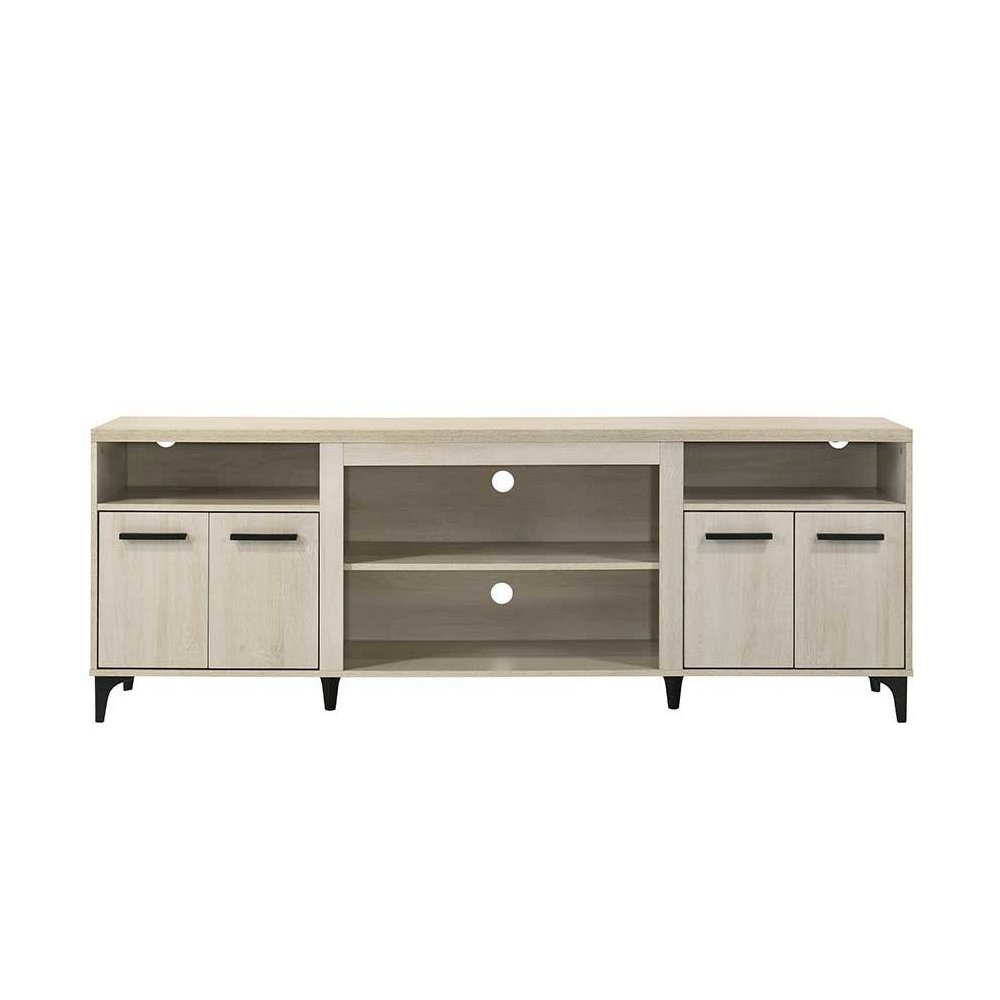 Evander 70″W Oak Finish 4-Door TV Stand