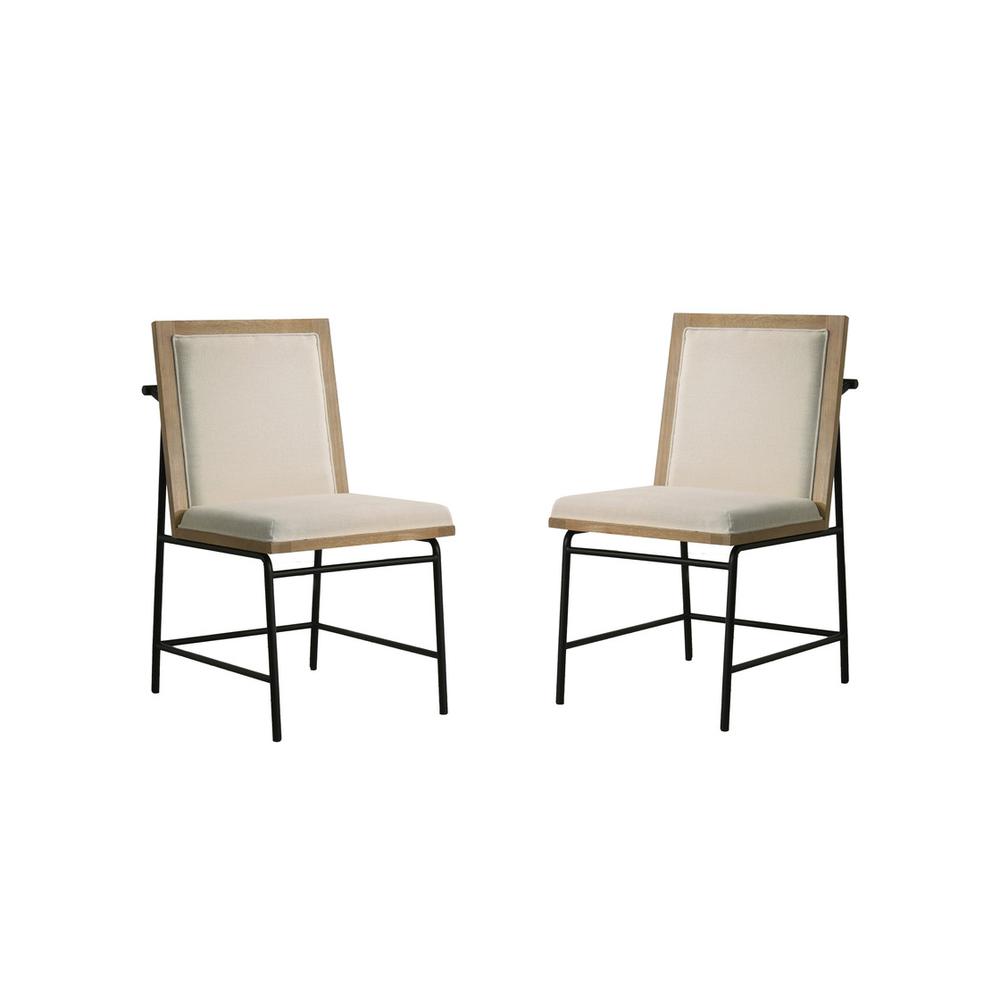 Torrance Set of 2 Oak Finish Dining Chairs