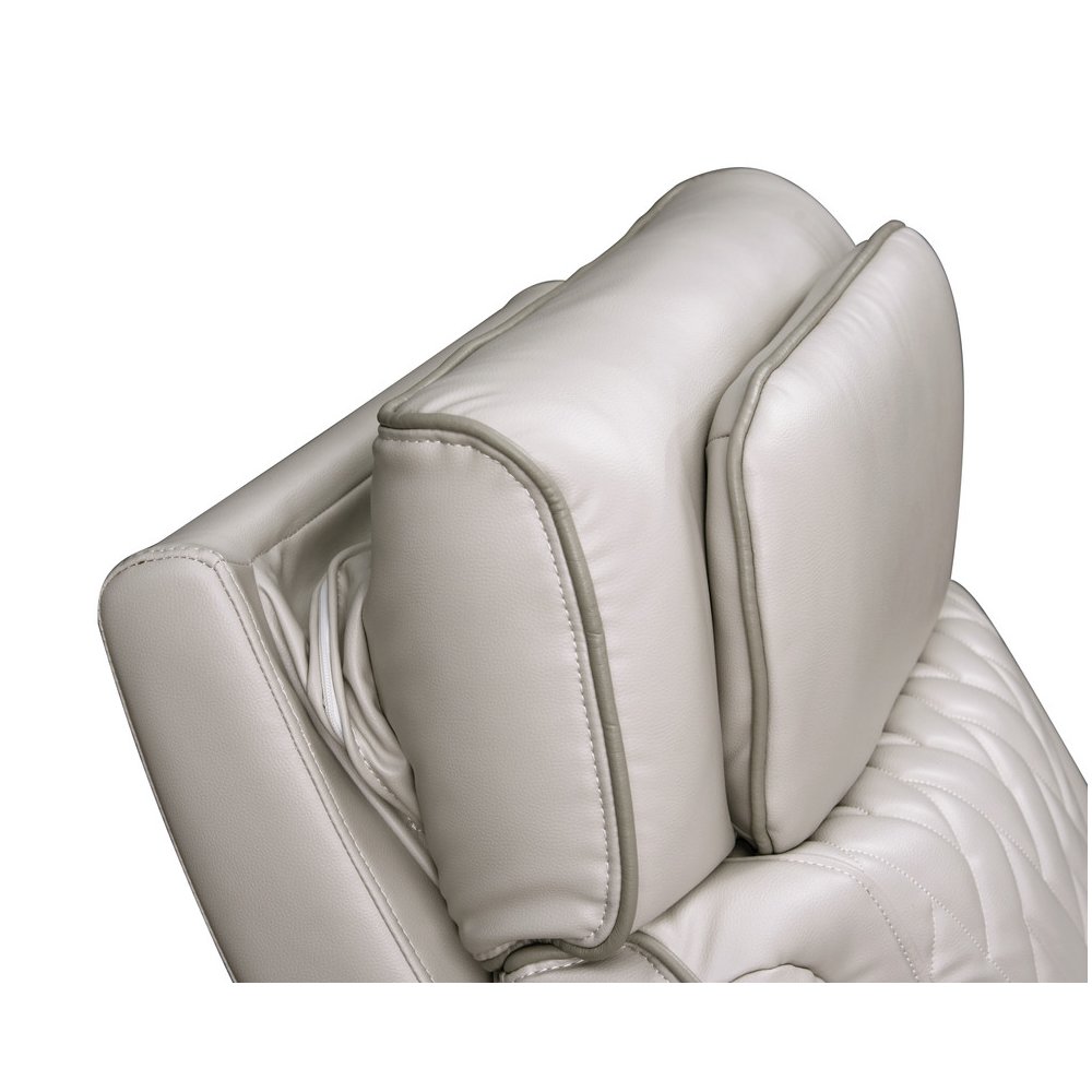 Jazz 37″W Ice Leather Aire Transformer Power Reclining Chair with Power Headrest
