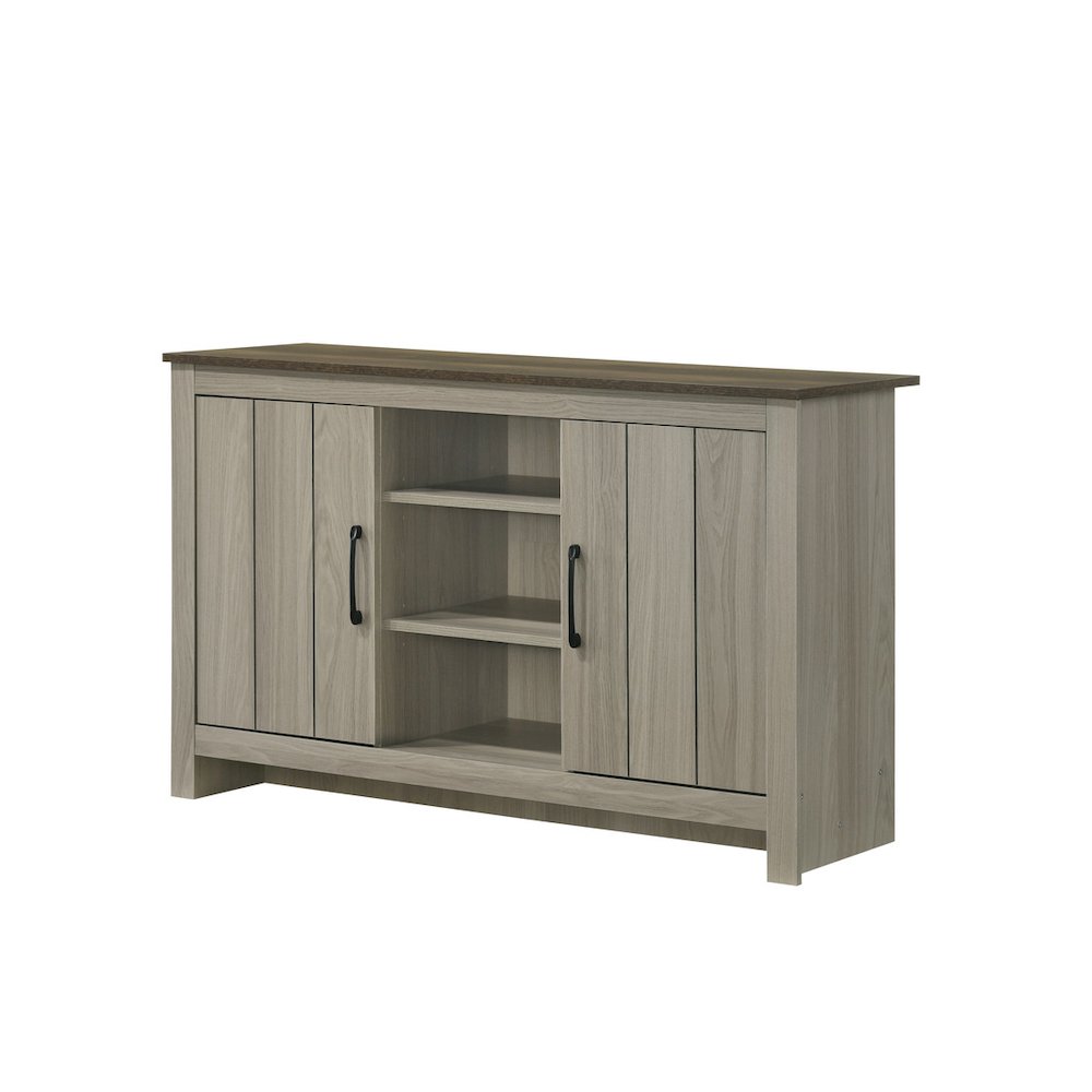 47″W Gray Oak Console Table