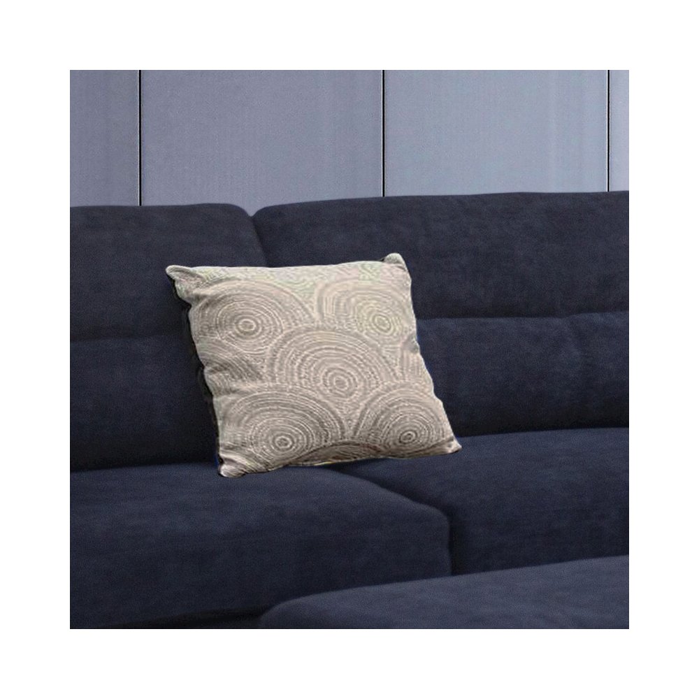 Black Fabric Sectional Sofa with Right Facing Chaise