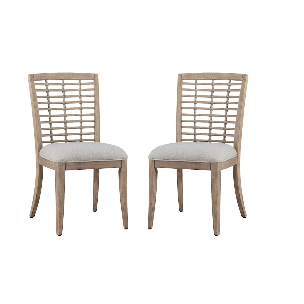 Beach Comber Side Chair – Set of 2 – Brown