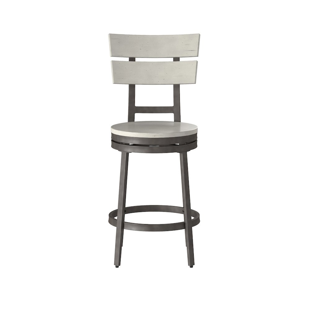 Wilson 24″ Swivel Stool – Middle Gray