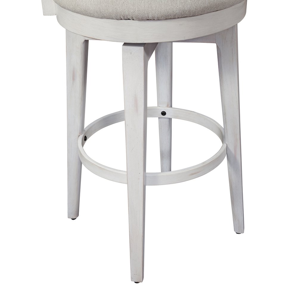 Beach Comber Bar Height Swivel Stool – Weathered White
