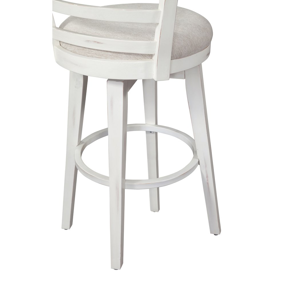 Meadowbrook Bar Height Swivel Stool – Whitewashed