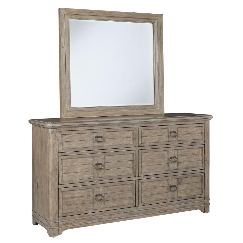 Meadowbrook Dresser and Mirror – Antique Sand