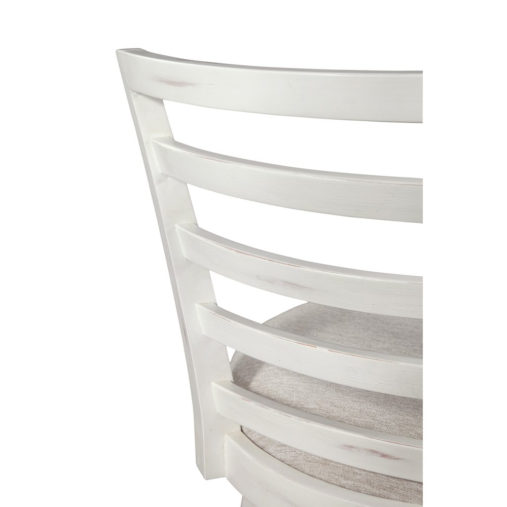 Meadowbrook Bar Height Swivel Stool – Whitewashed