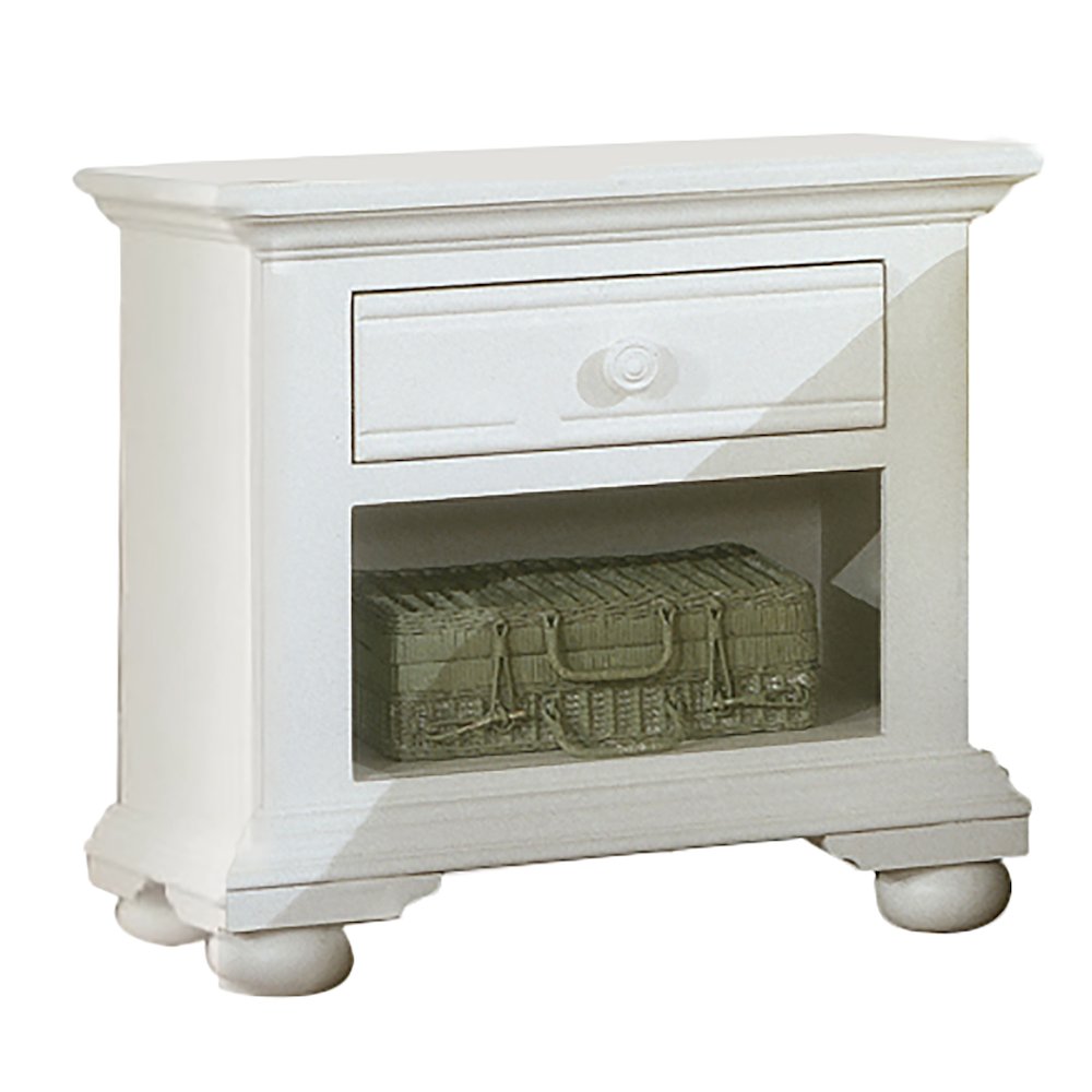 Cottage Traditions 1-Drawer Nightstand – White Cottage