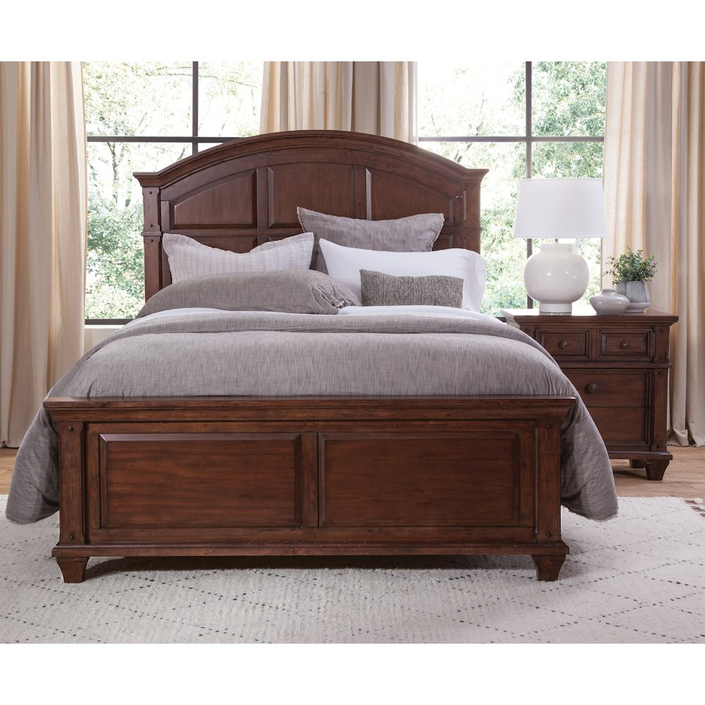 Sedona King 4 Piece Bedroom Set – Cinnamon Cherry