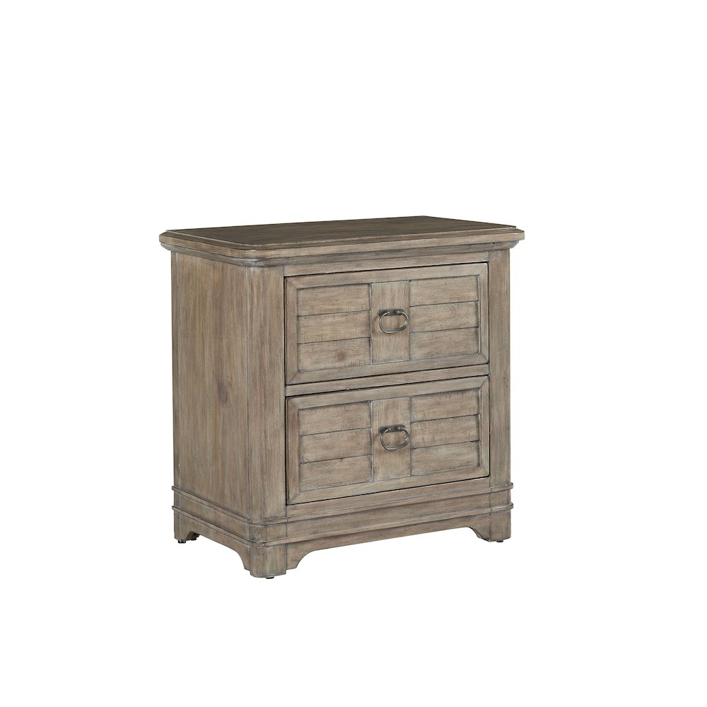 Meadowbrook 2-Drawer Nightstand – Sand