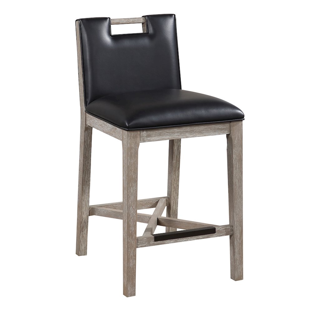 Jakarta 26″ Stool – Driftwood Grey