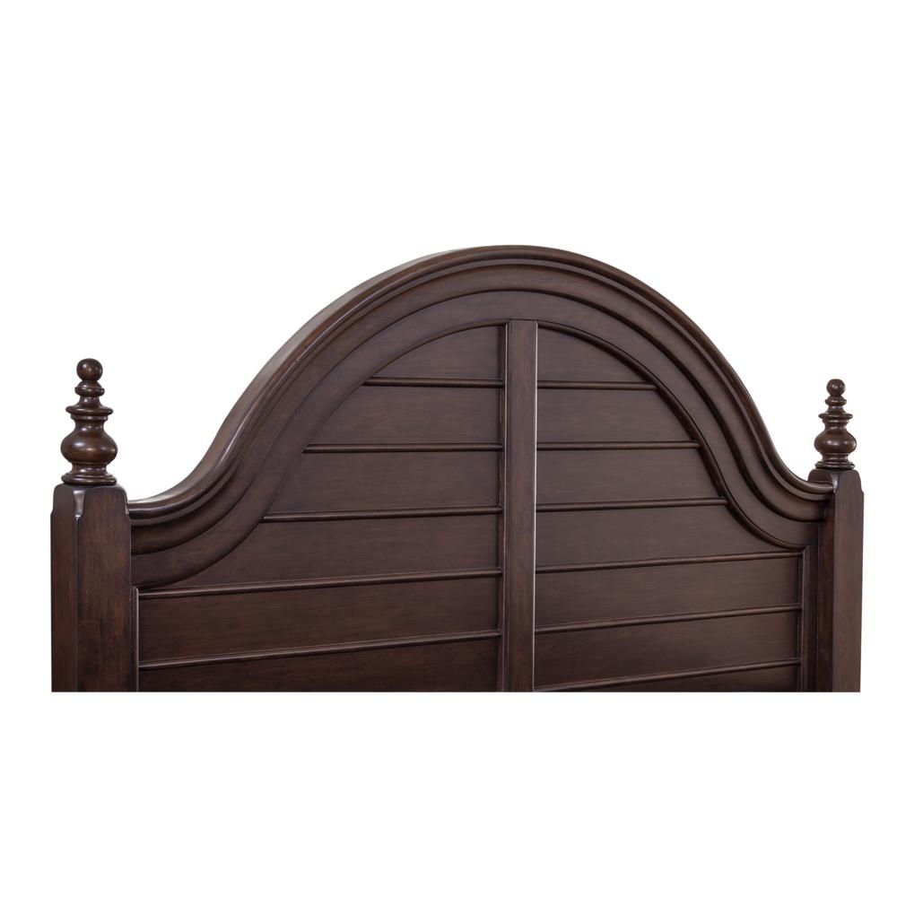 Rodanthe 5/0 Poster Headboard – Cherry Brunette