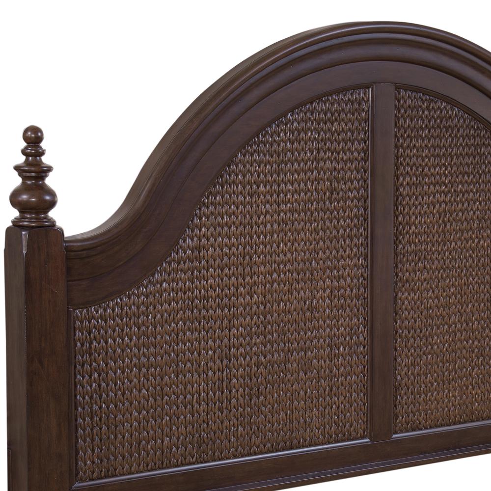 Rodanthe 6/6 Poster Woven Headboard – Cherry Brunette