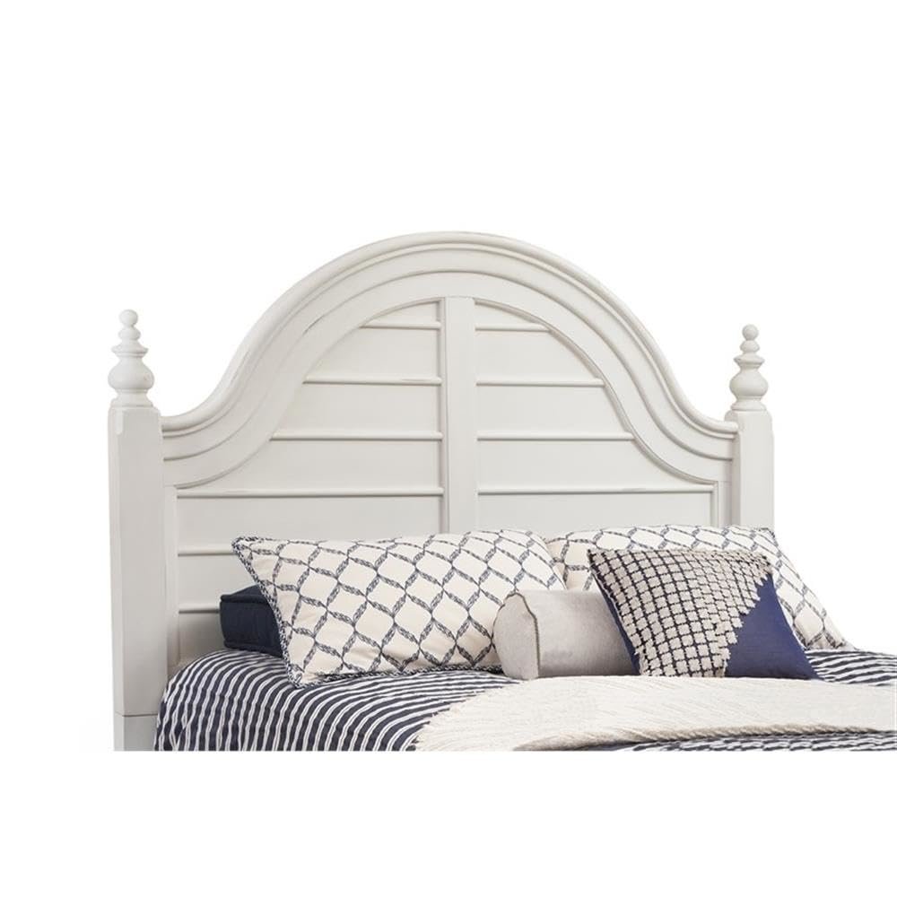 Rodanthe 5/0 Poster Headboard – Dove White