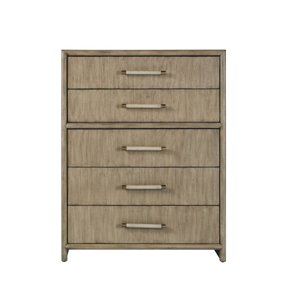 Arlington Queen Upholstered Panel 3pc Bedroom Set – Nutmeg