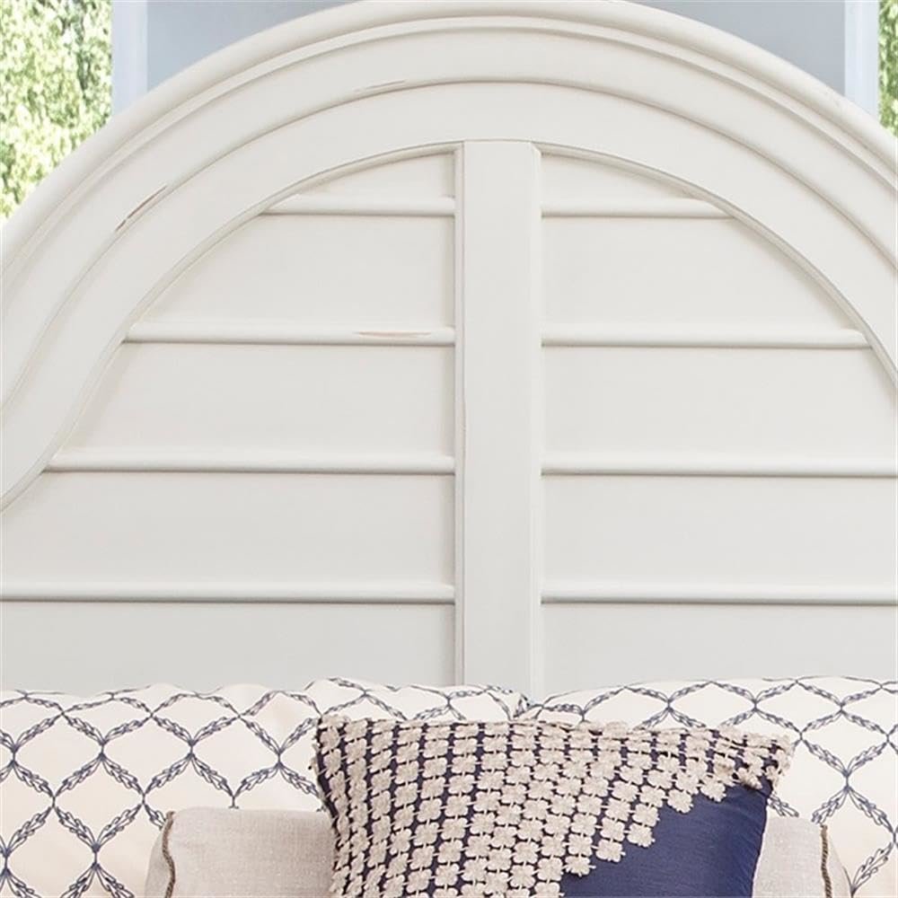 Rodanthe 5/0 Poster Headboard – Dove White