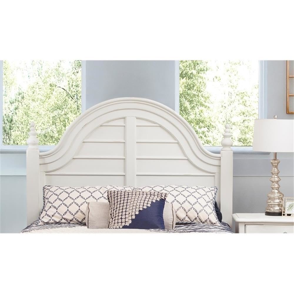 Rodanthe 5/0 Poster Headboard – Dove White