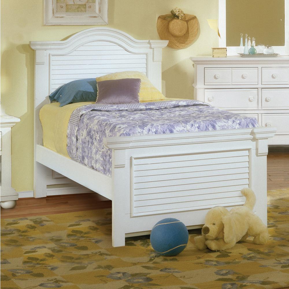 Cottage Traditions Twin Bed – White Cottage