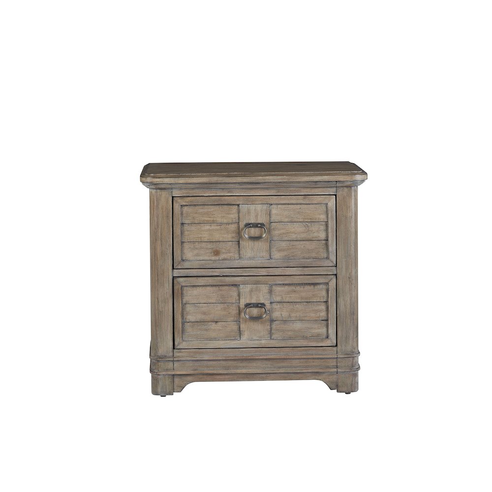 Meadowbrook 2-Drawer Nightstand – Sand