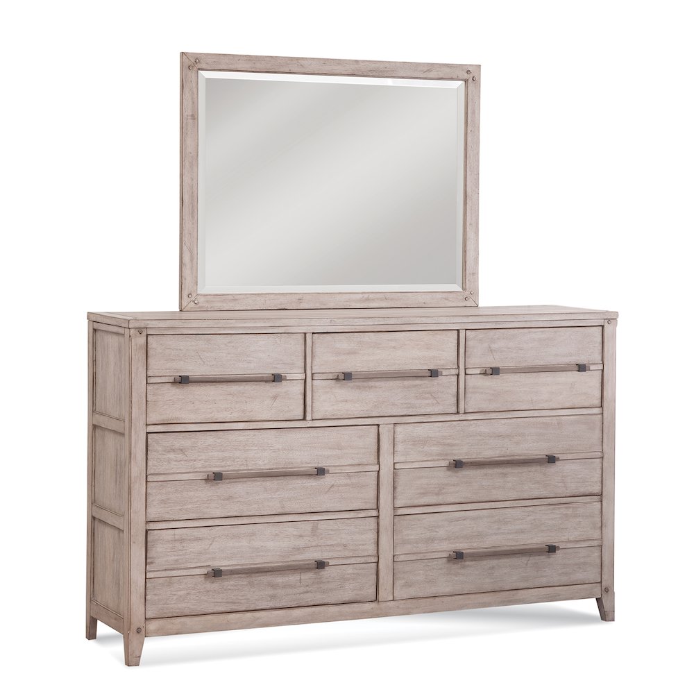 Aurora Dresser with Mirror – Whitewash