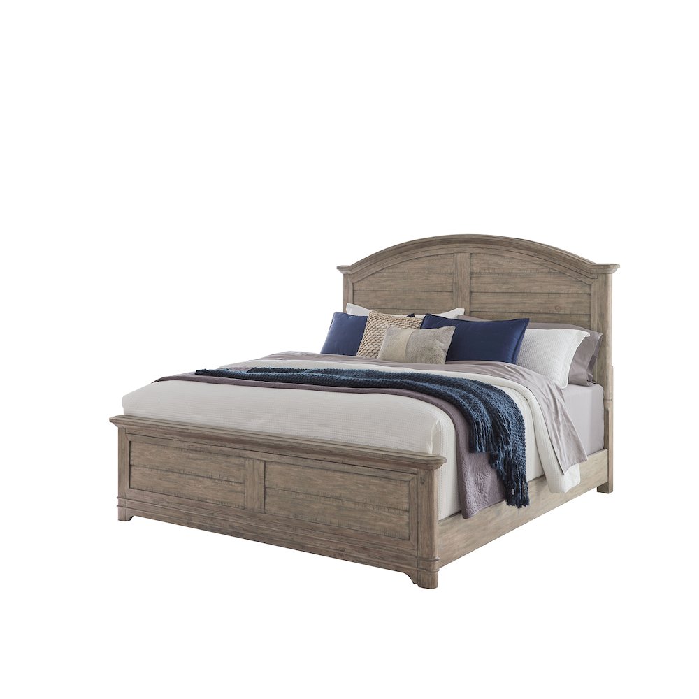 Meadowbrook Arched King Bed – Sand