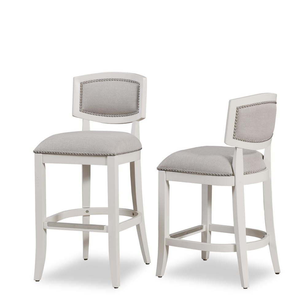 Beverly 26″ Stool – Off White Finish