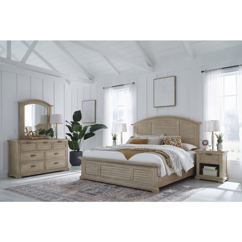 Heritage Coast 5pc Bedroom Set – King Bed – Sea Oat