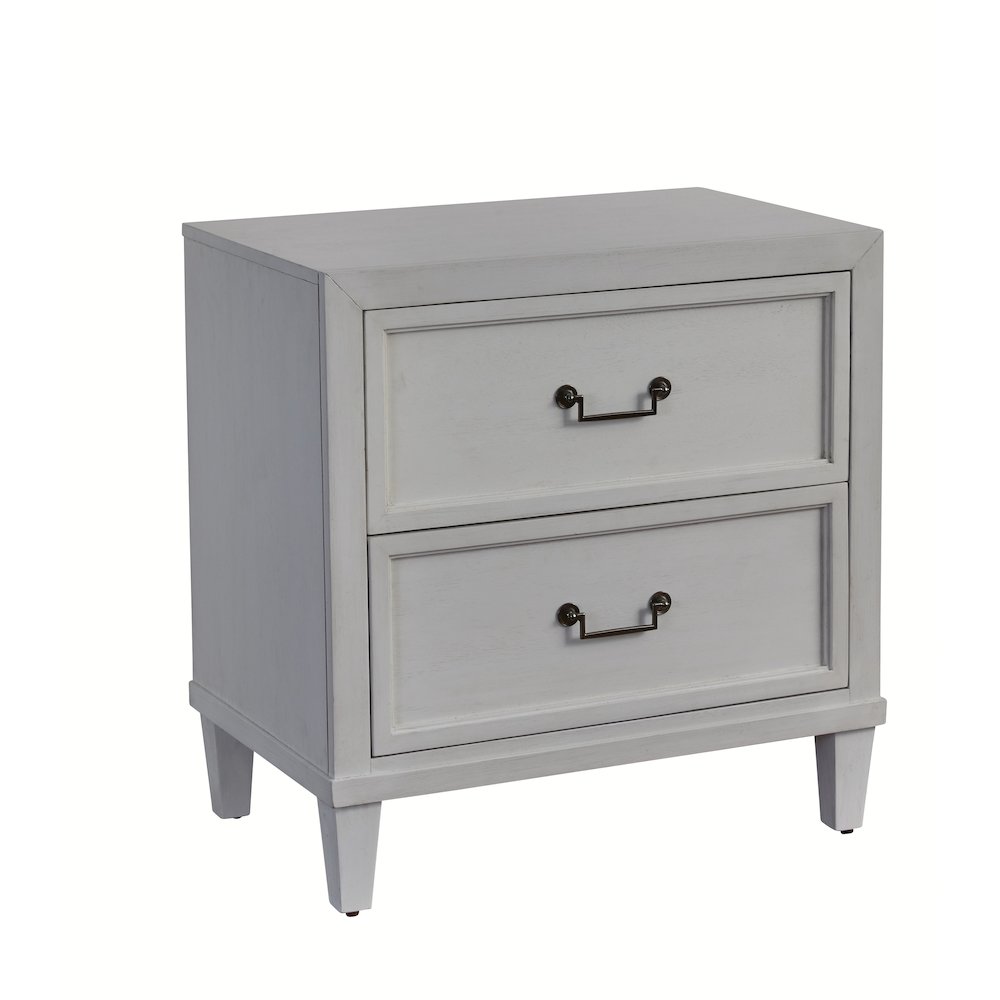 Dunescape 2-Drawer Nightstand – White