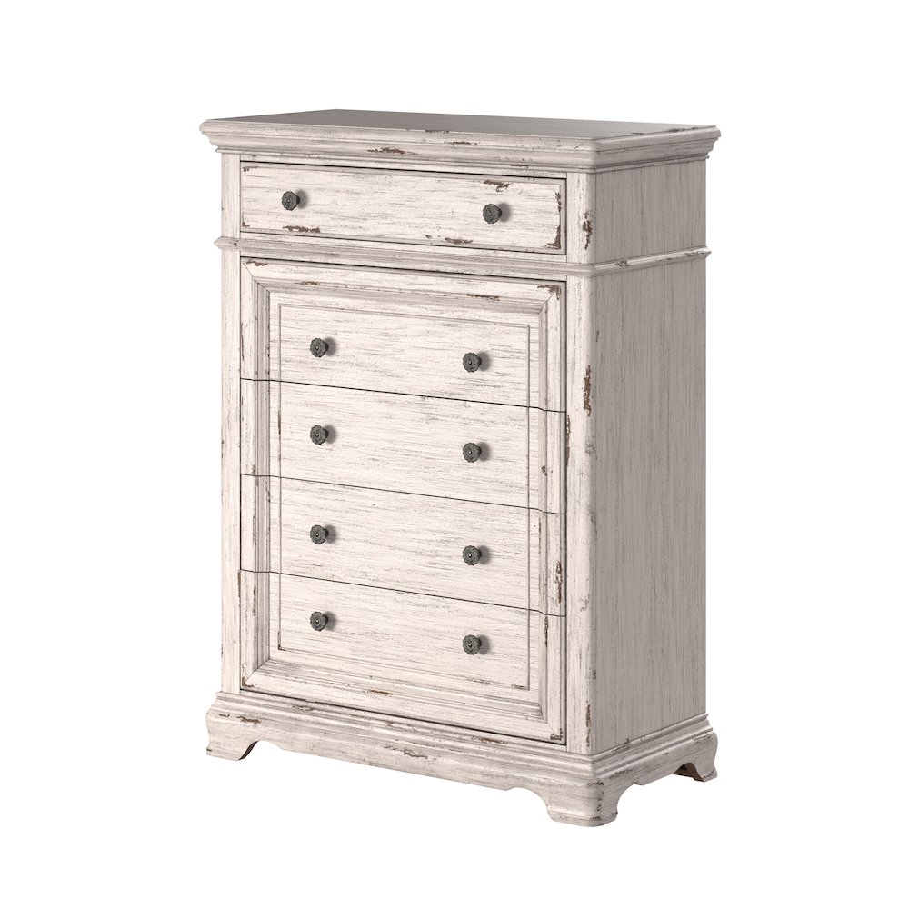 Providence 5-Drawer Chest – Antique White