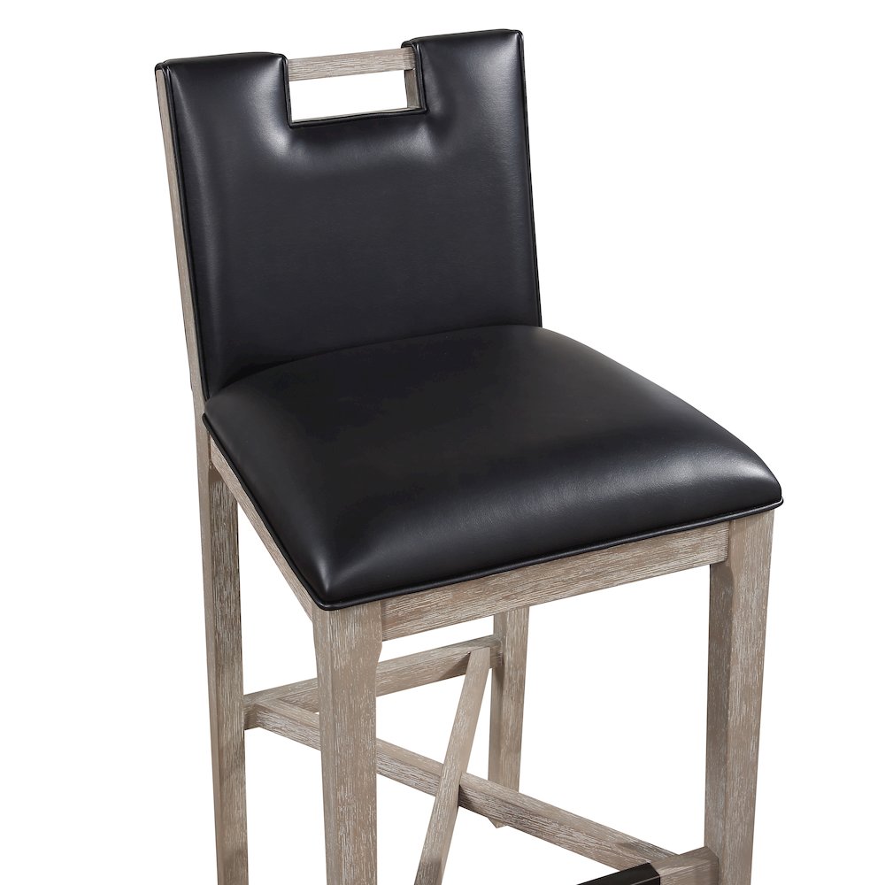 Jakarta 26″ Stool – Driftwood Grey