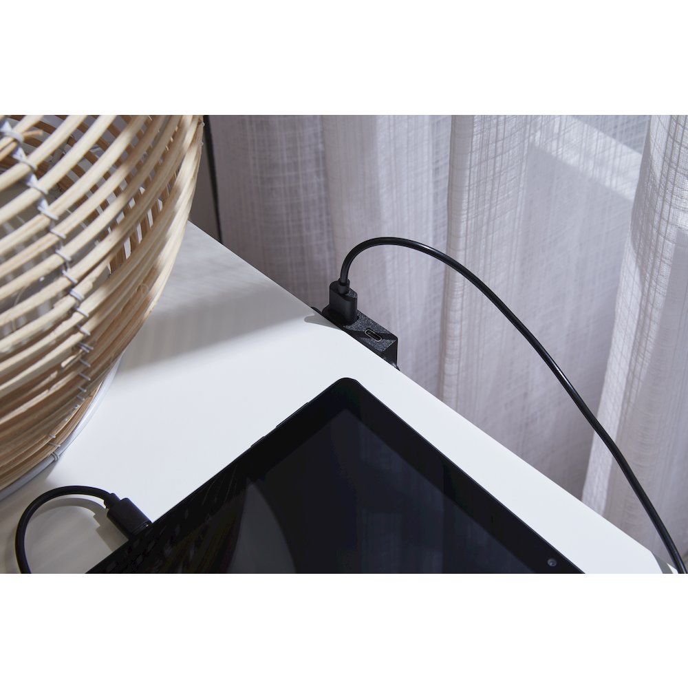 Heritage Coast 2-Drawer Night Stand With USB – Coastal White