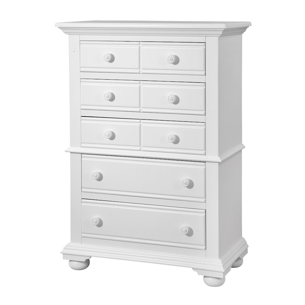 Cottage Traditions 5-Drawer Chest  – White Cottage