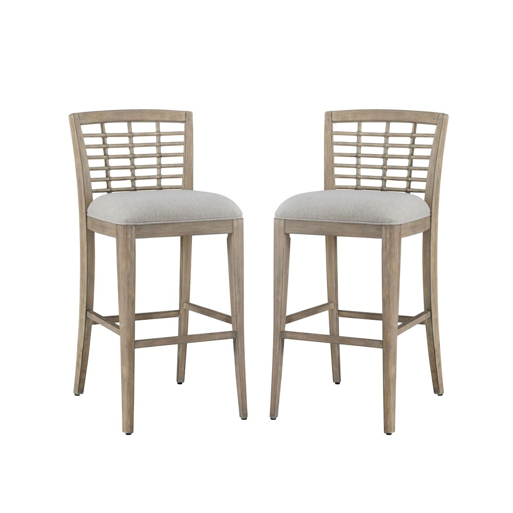 Beach Comber Bar Stool – Set of 2 – Brown