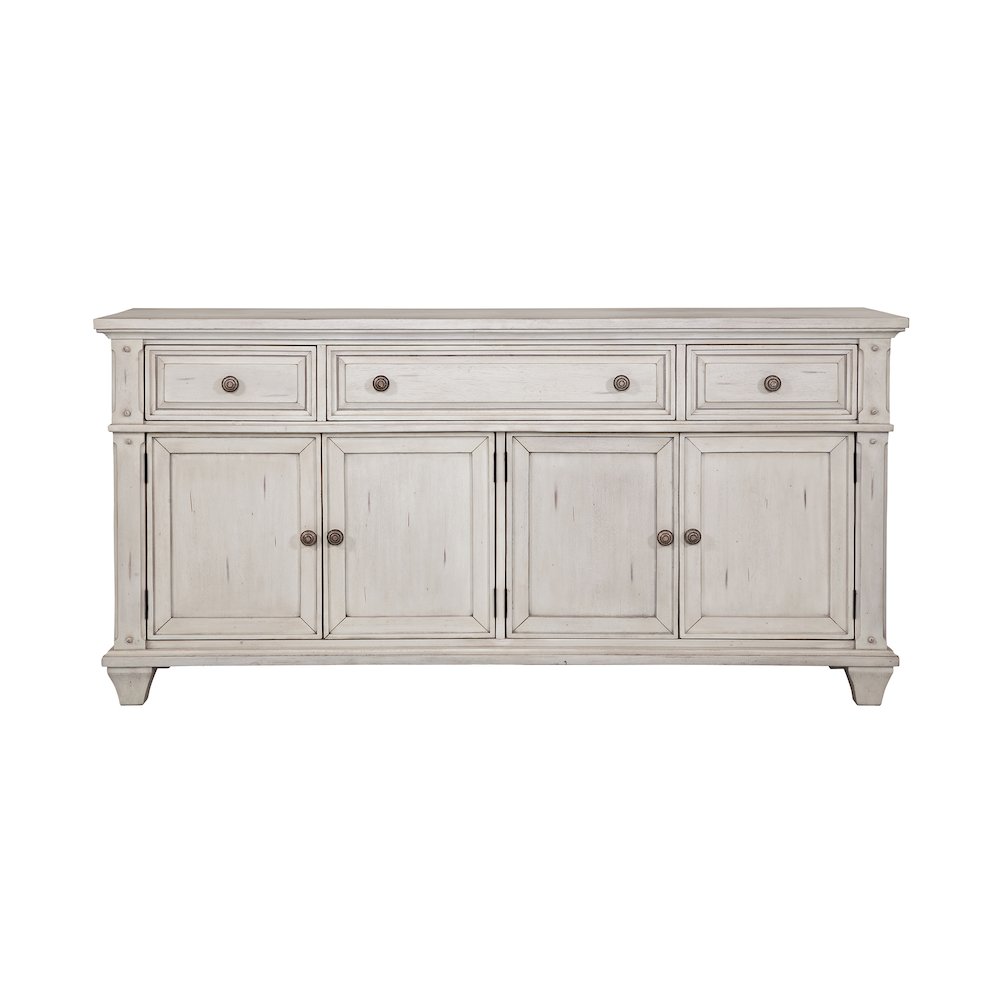 Sedona 72″ Entertainment Console in Cobblestone White