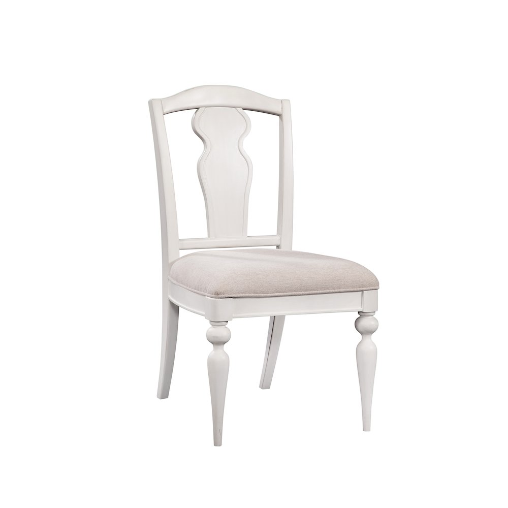 Rodanthe Dining Splat Back Side Chair – Set of 2 – Dove White