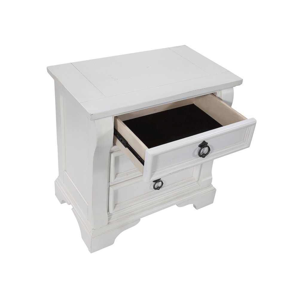 Heirloom Nightstand – Antique White