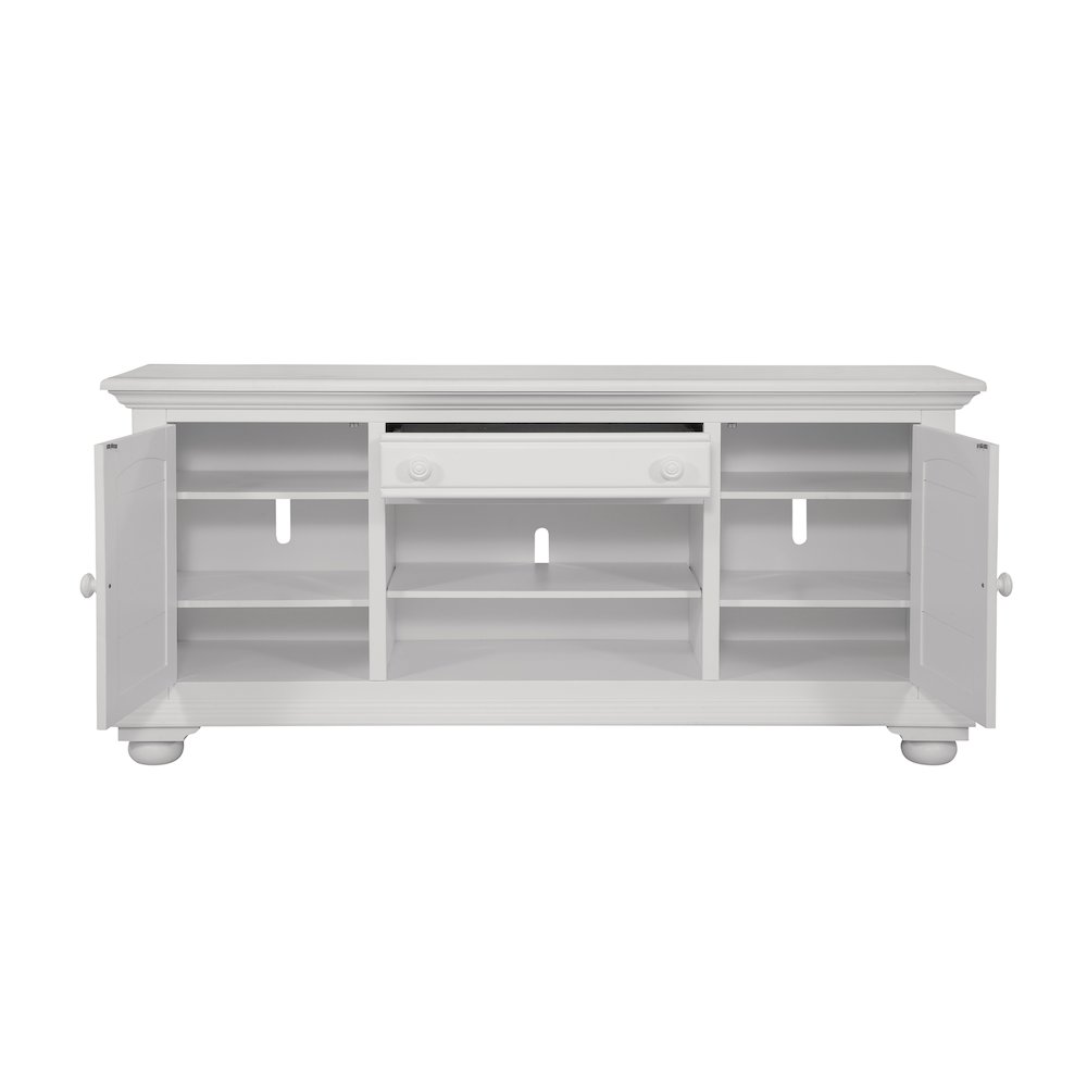Cottage Traditions 72″ Entertainment Console – White Cottage