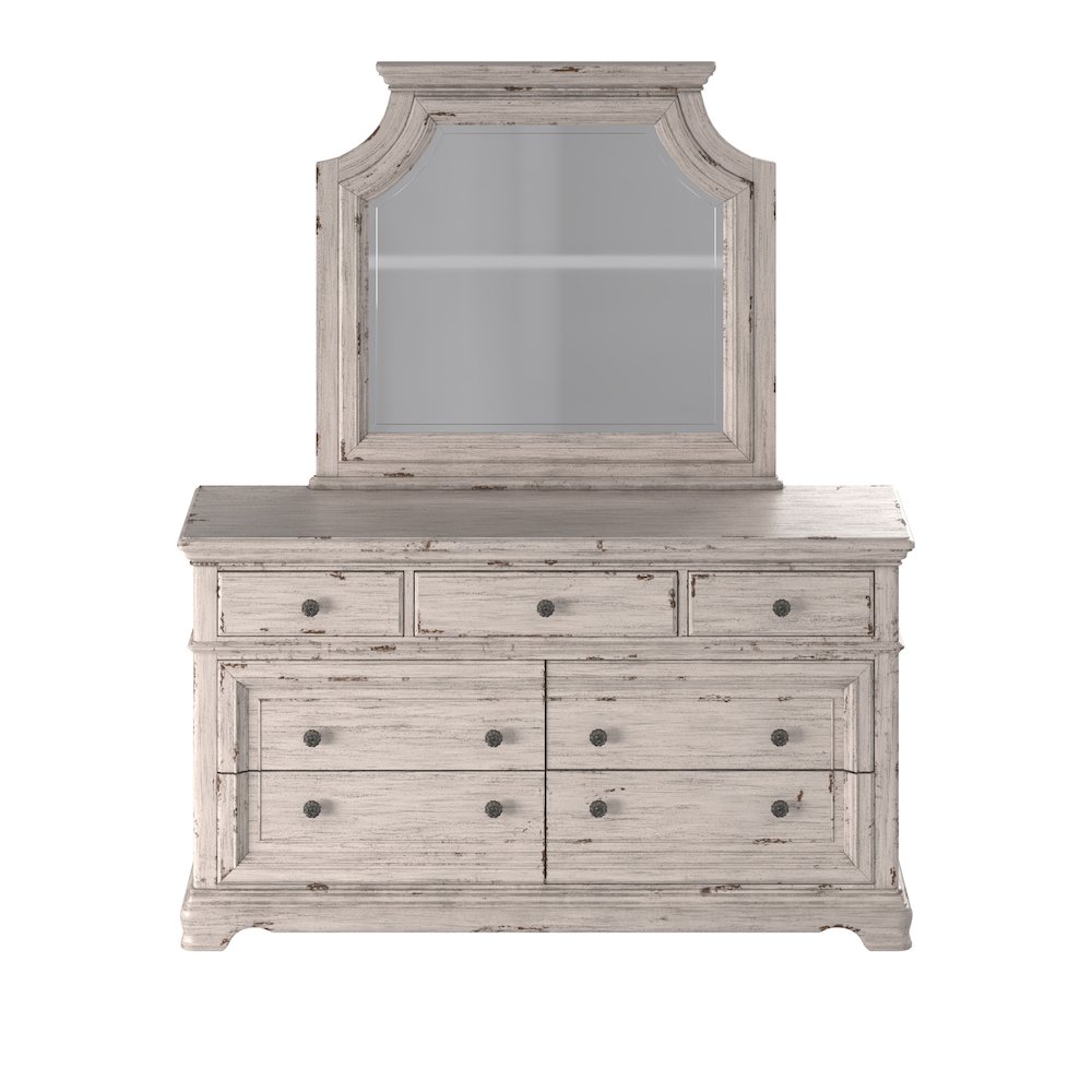 Providence Dresser with Mirror – Antique White