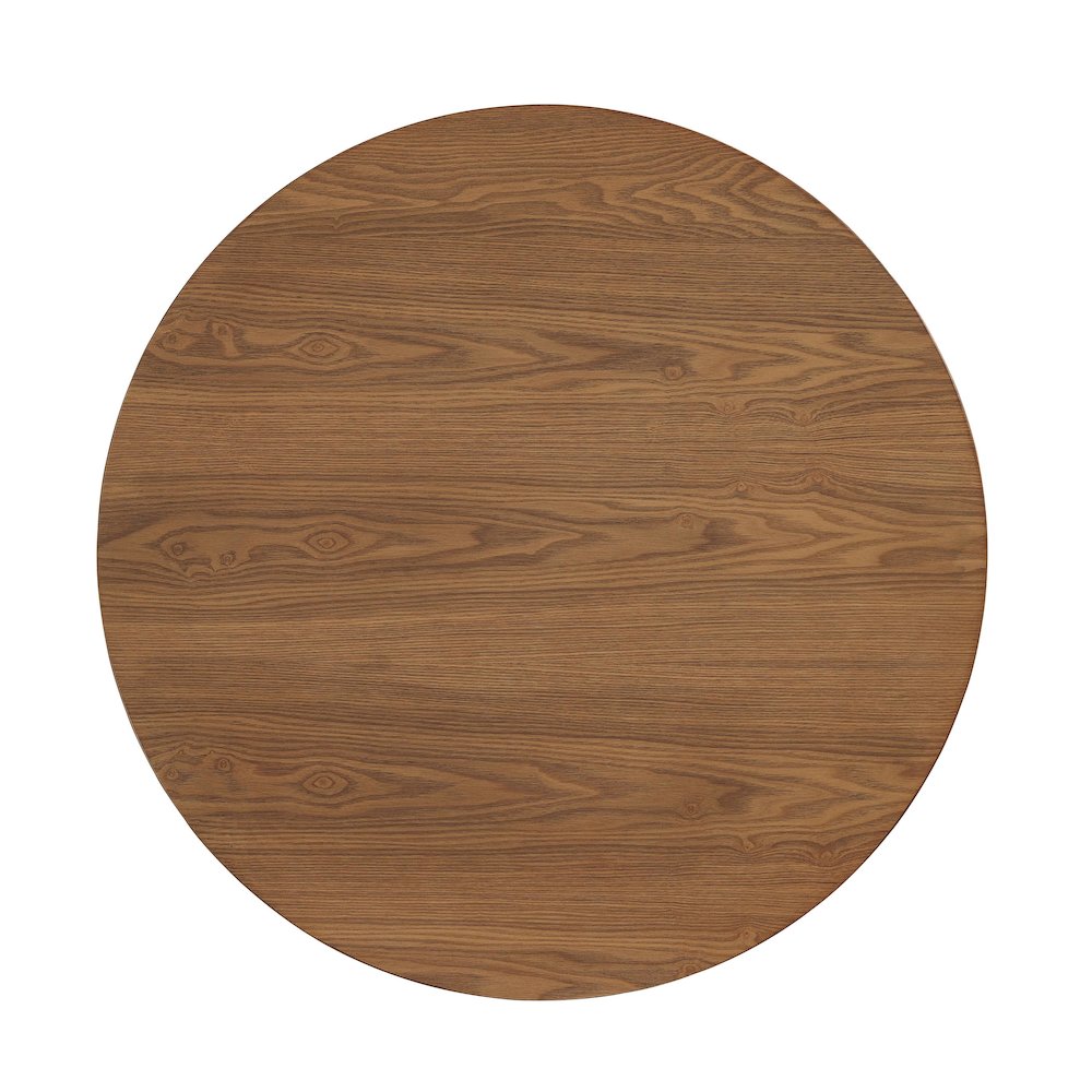 Stockton Round Pub Table – Slate Grey – Golden Oak Top